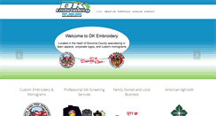 Desktop Screenshot of dkembroidery.net